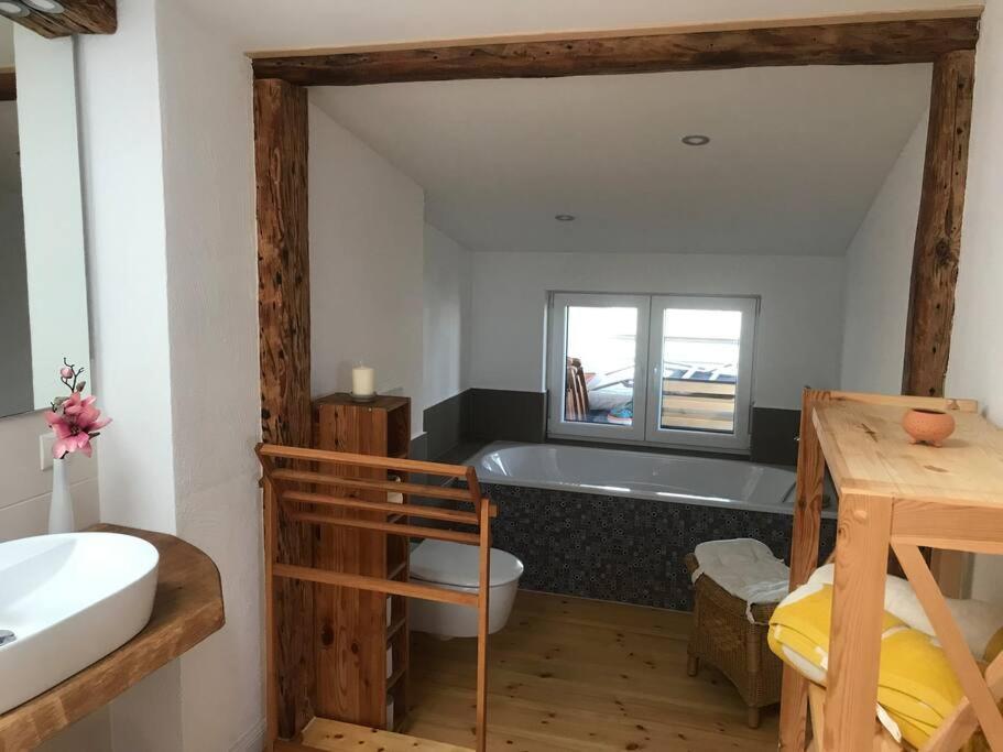 Apartment Dachgeschosszimmer Mit Terrasse Wismar